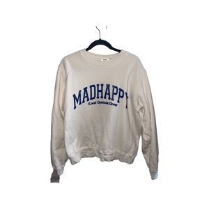 Madhappy Cream Varsity Crewneck | Size M